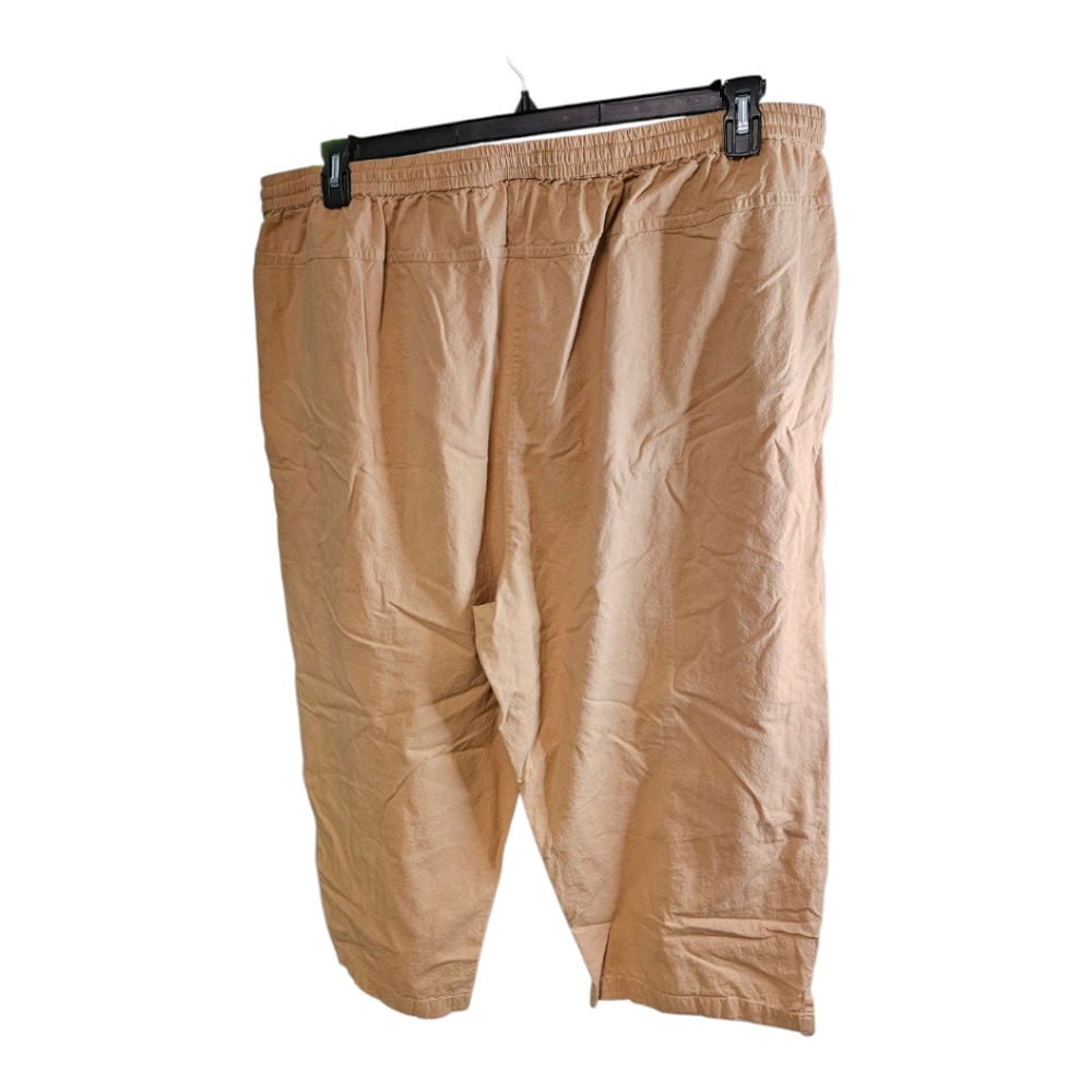 Essentials Tan Capris - Picture 3 of 3